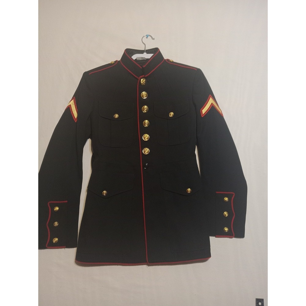 USMC US MARINE CORPS DRESS BLUES JACKET 39S Private First Class